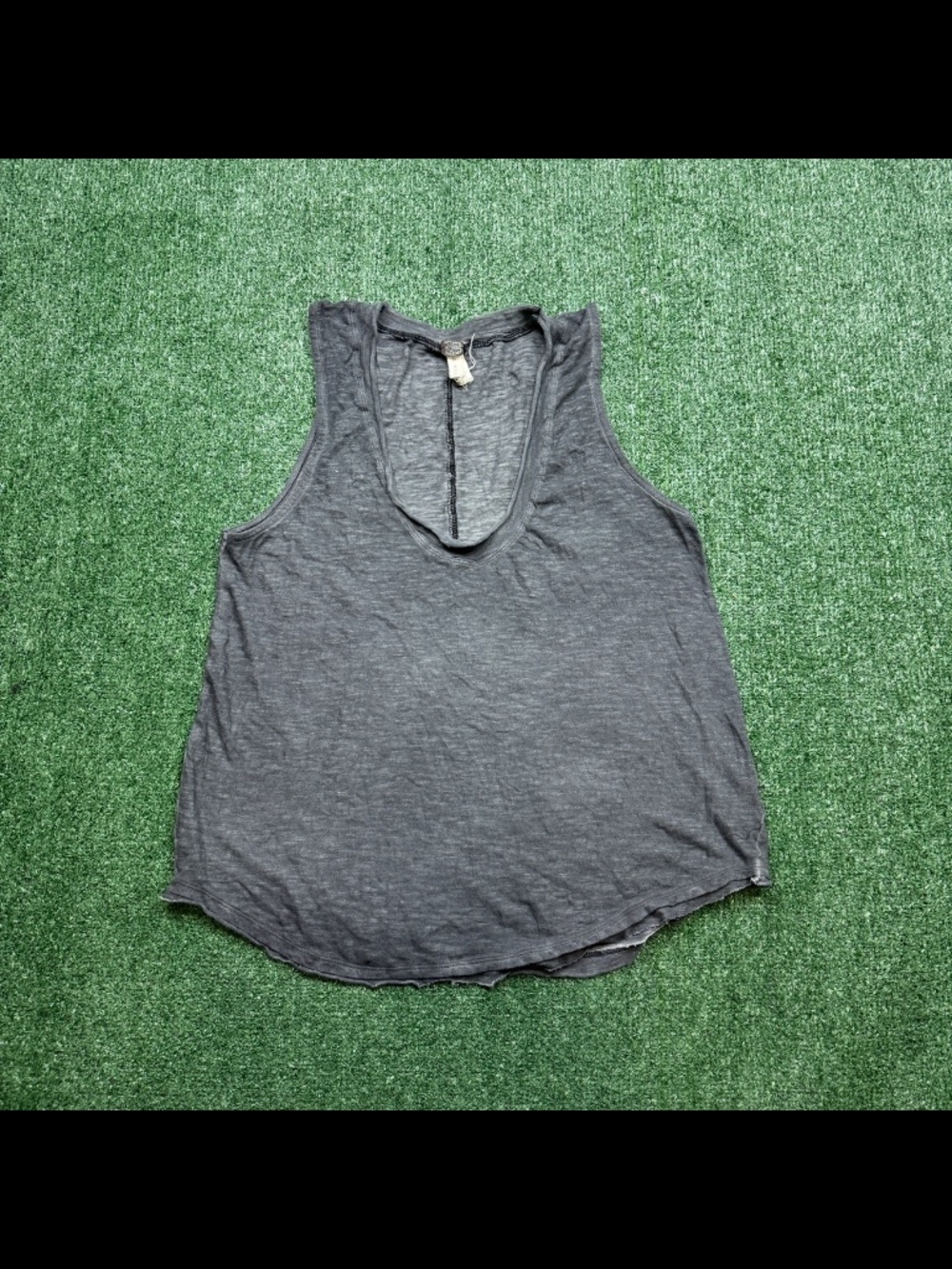 We The Free Tank Top Womens Size S Gray Sleeveless Casual Tee